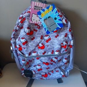 Hello kitty x classic red bow bookbag/backpack BNWT HTF RARE LIMITED EDI…